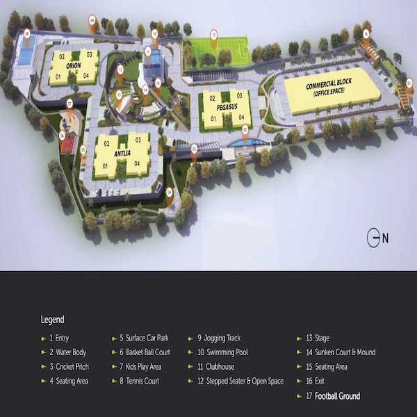 floorplans & masterplan of Sattva Magnificia